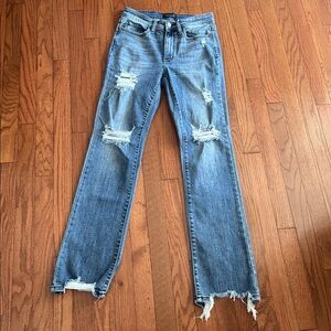 Judy Blue Straight Fit Denim Jeans